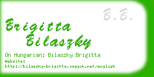 brigitta bilaszky business card